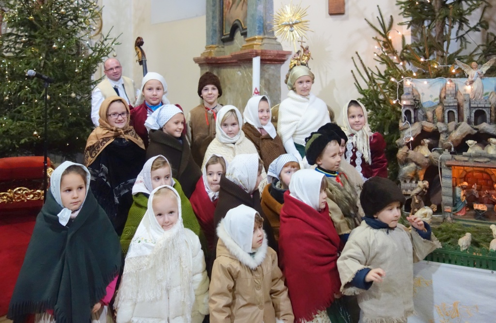 Vánoční koncert souboru ve ždánickém kostele, r. 2017