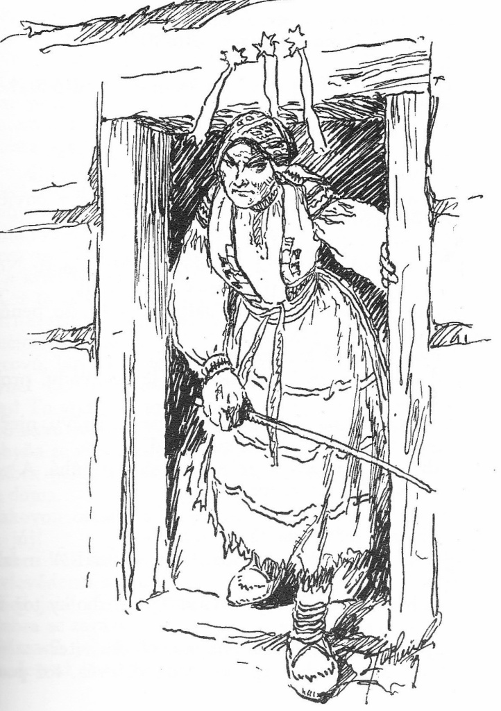 Žítkovská bohyně – ilustrace Oldřicha Cihelky v knize
